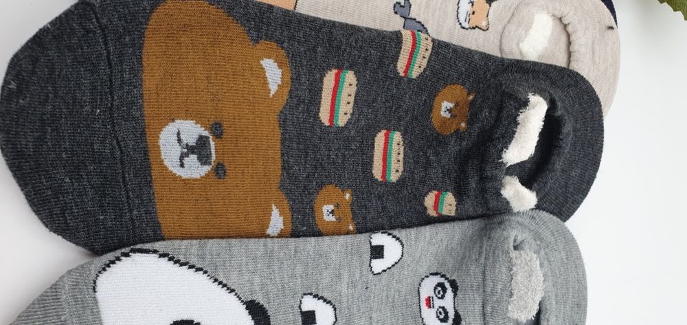 Skarpetki 39-41 baletki balerinki stopki stópki zwierzaki bawełniane