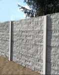 Nowoczesne Ogrodzenia Betonowe Barwione w Masie Grafitowe,Nowość!