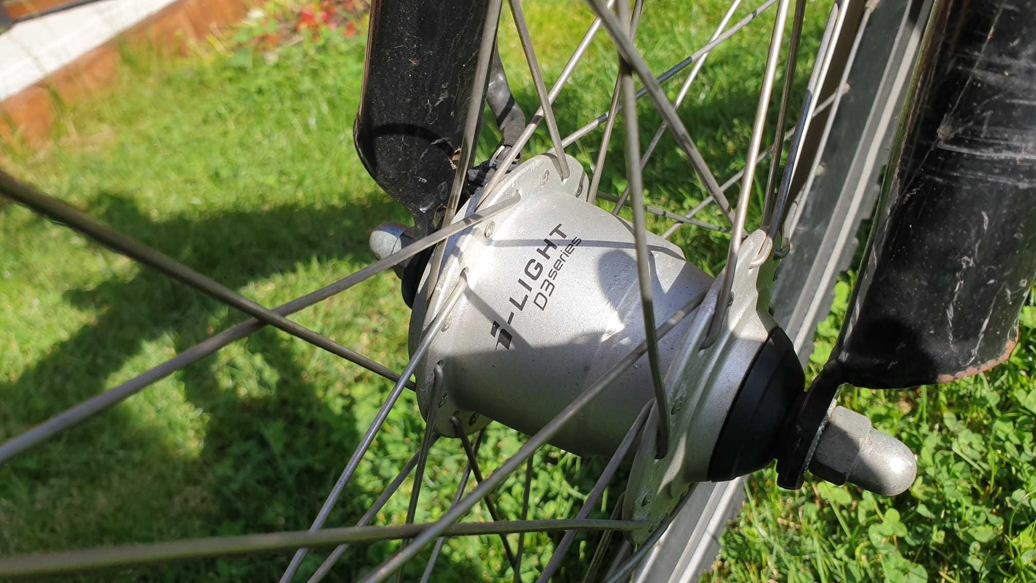 Rower Crusader Alu PUKY, koła 24", na ok 9-12lat - dynamo w piaście