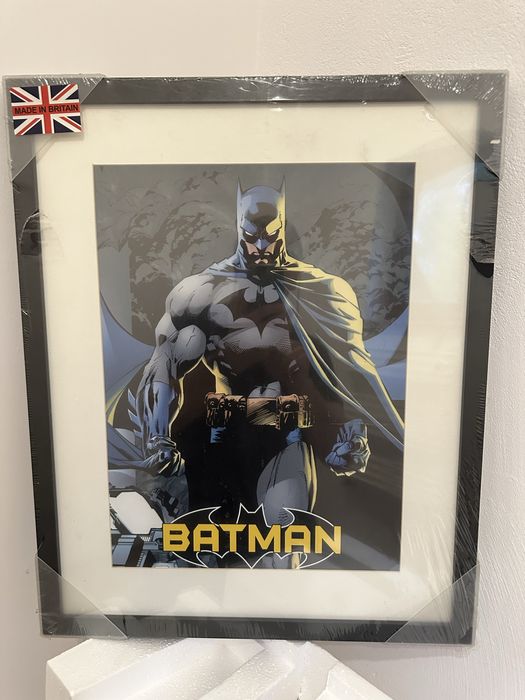 Plakat „Batman” w ramie paspartu 54x44 cm
