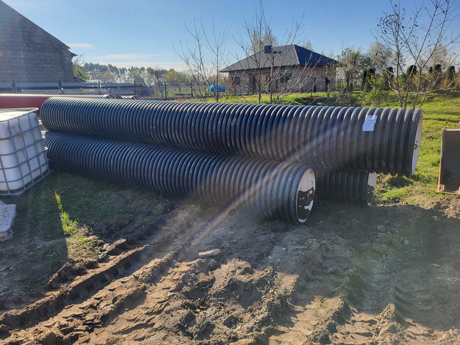 Sprzedam 4 rury PP fi 600mm dł. 6.0m NOWE -  cena za sztukę 1 200zł