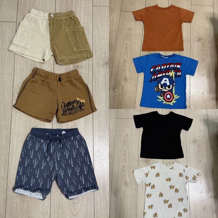 Zara 104, шорти, футболка,  шорты