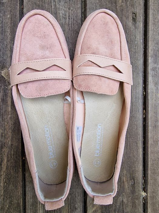 Мокасіни замшеві  blue motion