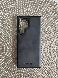 Etui 3MK Hardy Silky Leather MagCase do Samsung Galaxy S23 Ultra Czarn