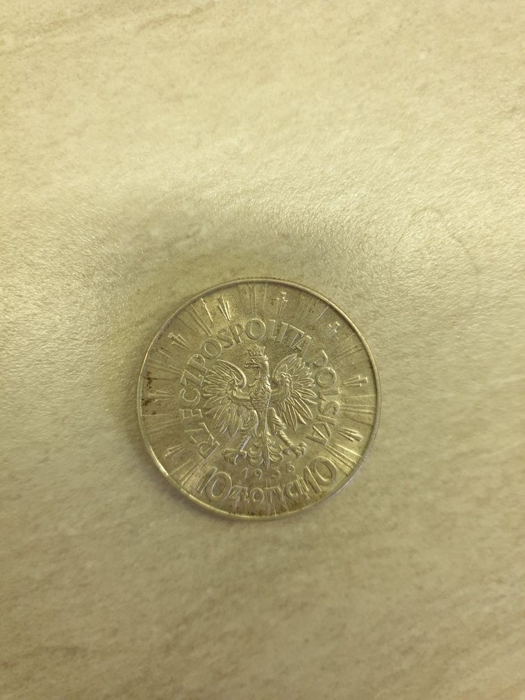 Moneta Srebrna  Kolekcjonerska Józef Piłsudski 1936 rok UNIKAT ! OKAZJ
