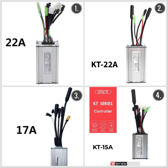 КТ Контролер 15-22 ампера 350-750 ват 36/48V для електровелосипеда