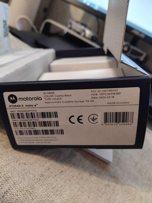 Motorola Moto E13 128 ГБ / 8 ГБ Cosmic Black новий офіциал АЛЛО