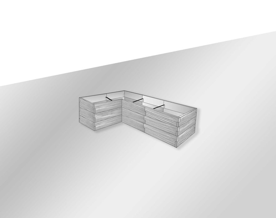 Certyfikowana, zgodna z normami. Podwyższona grządka betonowa.