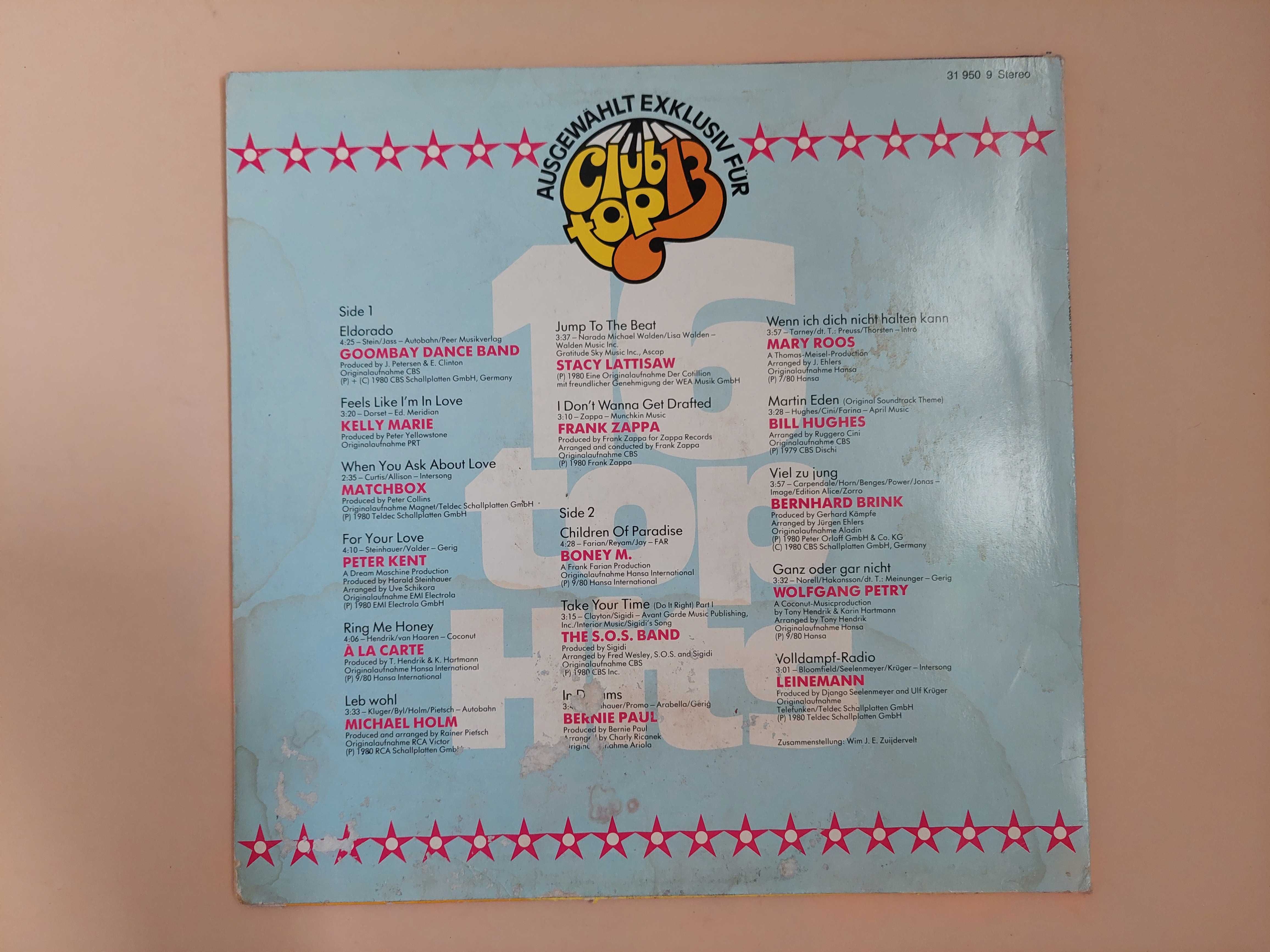 16 Top Hits Winyl