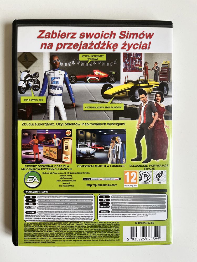 The Sims 3 szybka jazda akcesoria