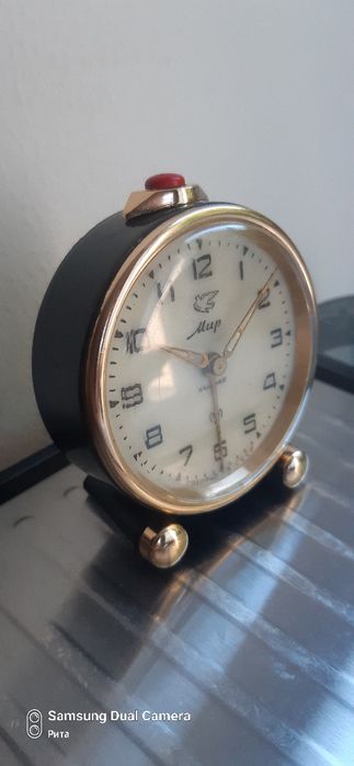 Будильник слава пионер мир дорожный 100% рабочие идеальное состояние
