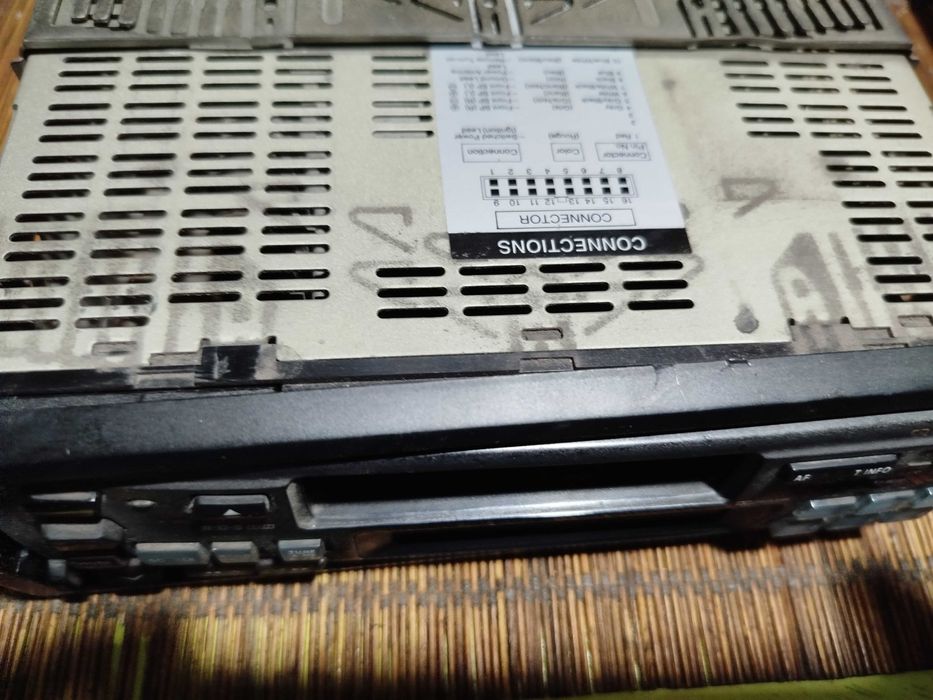 Auto radio alpine TDM 7545 r vintage anos 90 para recuperar