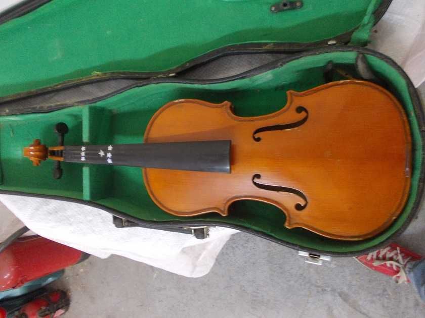 Stare Angielskie skrzypce sygnowane 1/4 47 cm.