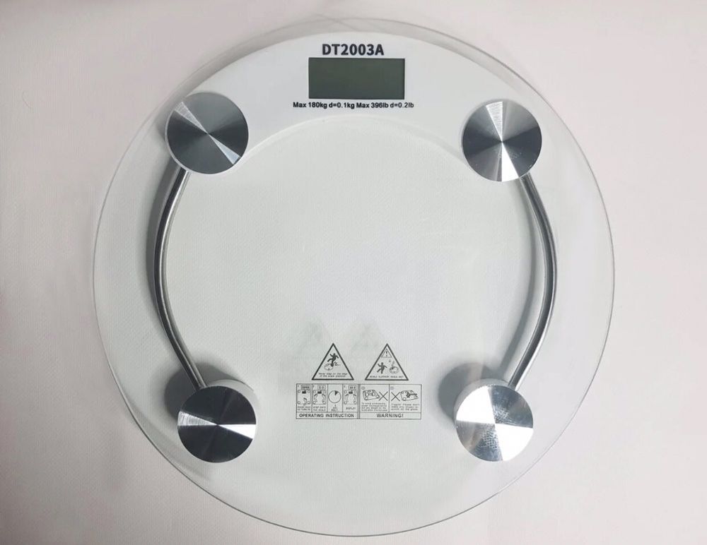 Весы напольные Domotec электронные стеклянные ваги підлогові до 180 кг