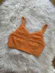 Materiałowy top, h&m, rozmiar XS