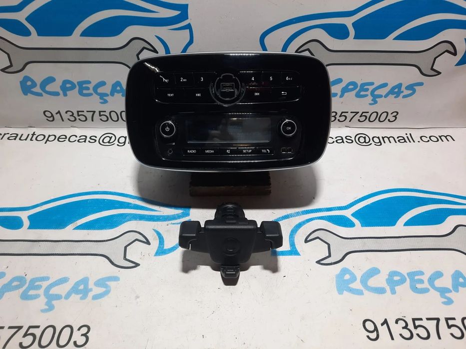 AUTORADIO SMART FORFOUR II 2 MK2 HATCHBACK 453 SUPORTE TELEMÓVEL ENTRADA USB ORIGINAL