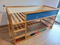 Łóżko piętrowe Ikea Kura drewniane sosna