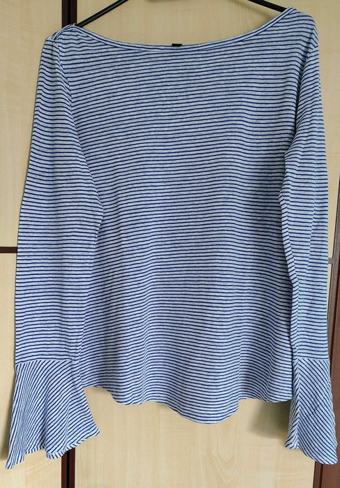 Bluzka damska LAUREN Ralph Lauren - rozmiar L - len + bawełna.