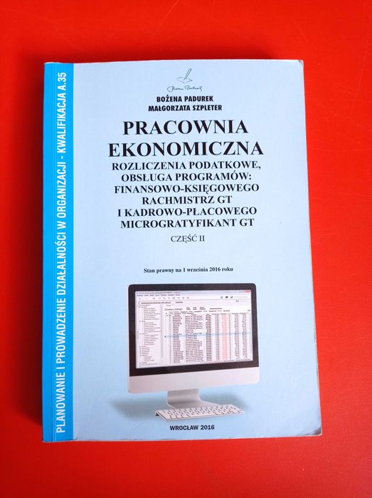 Pracownia ekonomiczna cz.2, Bożena Padurek, Małgorzata Szpleter