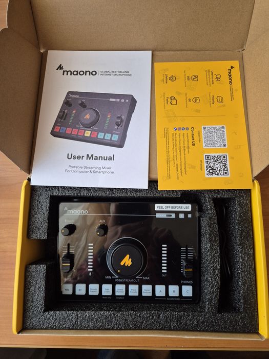 Maono CASTER C2 NEO звукова карта, аудіоінтерфейс, мікшер.