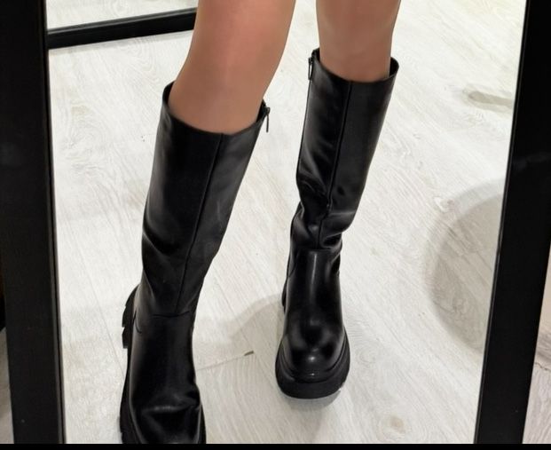 Зимові батфорди (сапоги) 38 розмір, натуральна шкіра, нові