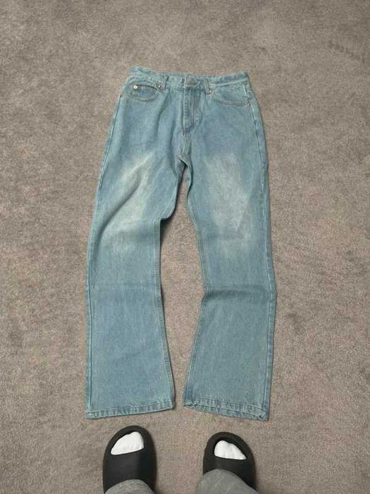 Jeans Levis 517 Flared Jasnoniebieskie Kendrick Lamar L streetwear y2k