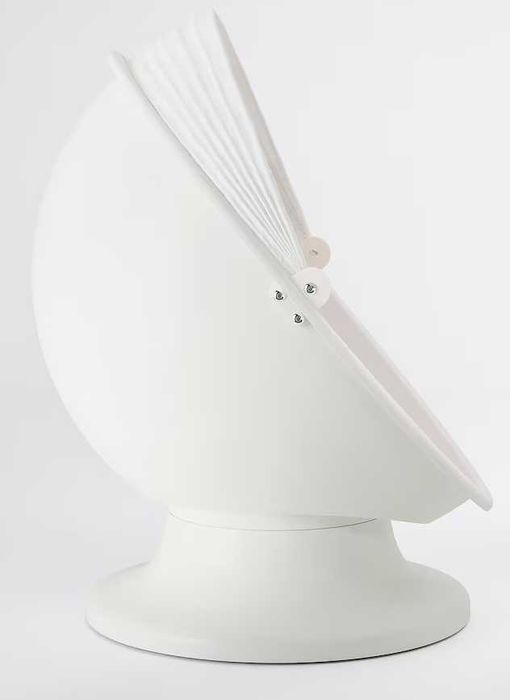 IKEA PS LÖMSK Fotel obrotowy, biały/czerwony