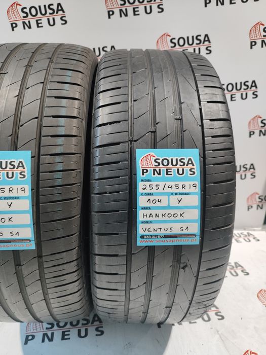 2 pneus semi novos 255-45R19 Hankook - Oferta dos Portes