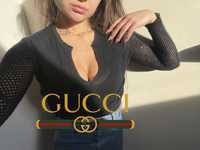 Gucci Czarny Sweter Rozmiar S