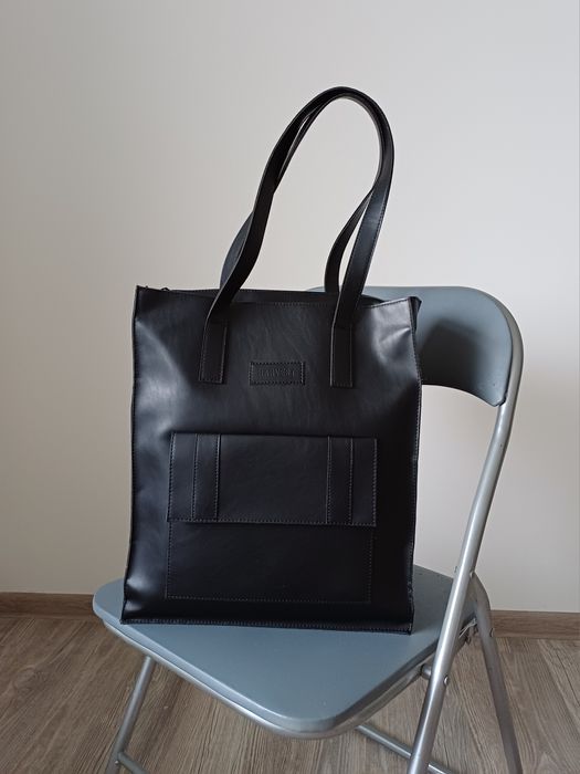 Чорна сумка шопер від HARVEST