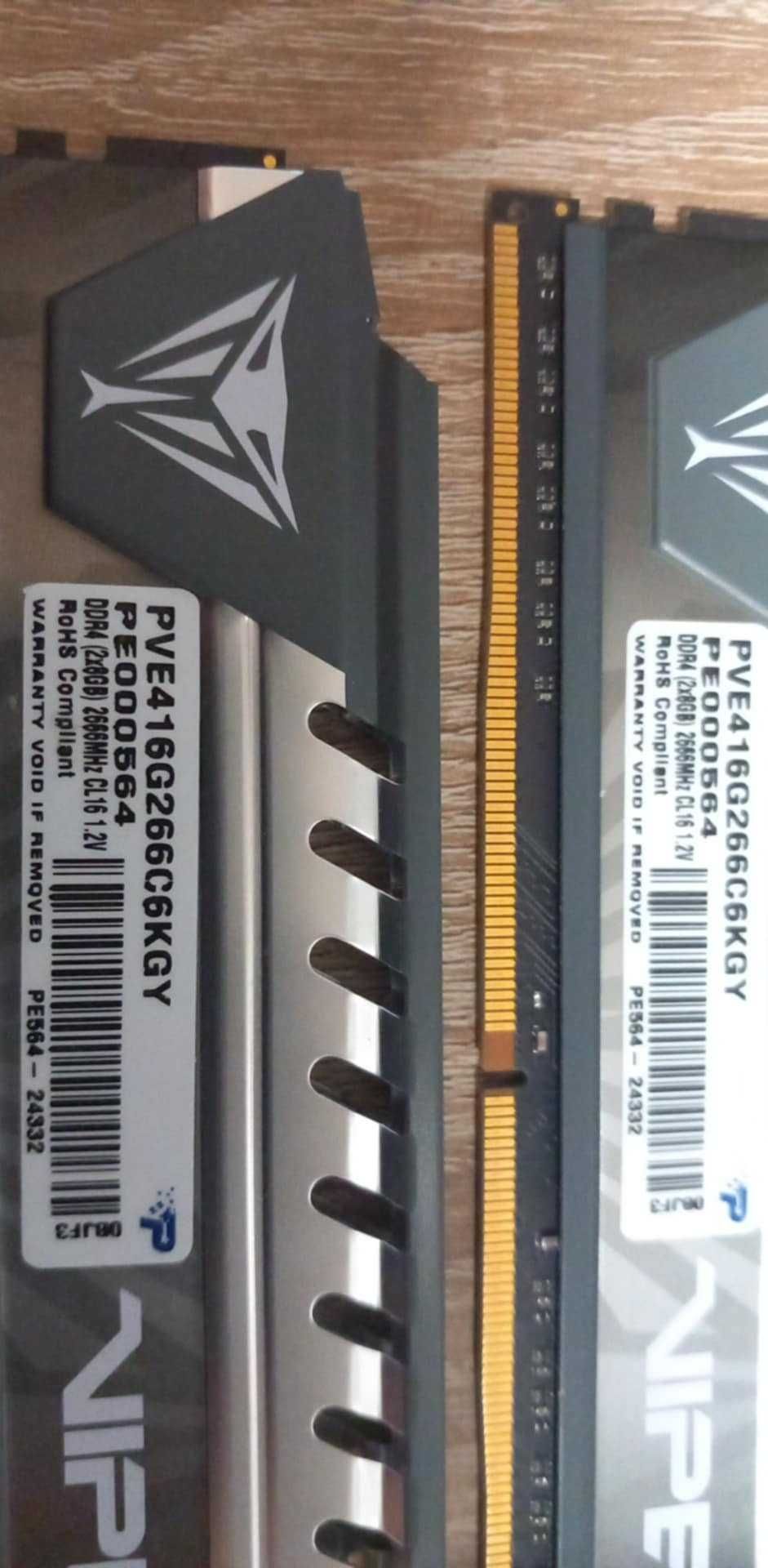 Patriot Viper Elite Grey 16GB [2x8GB 2666MHz DDR4 CL16 1.2V DIMM]