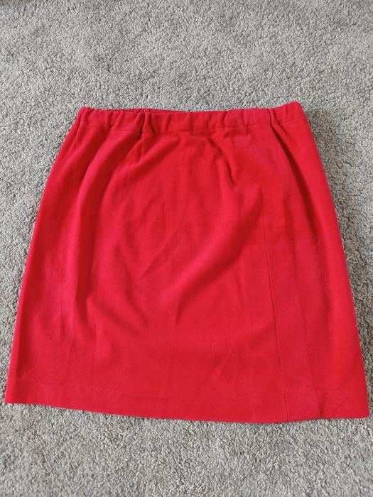 spódnica mini, czerwona