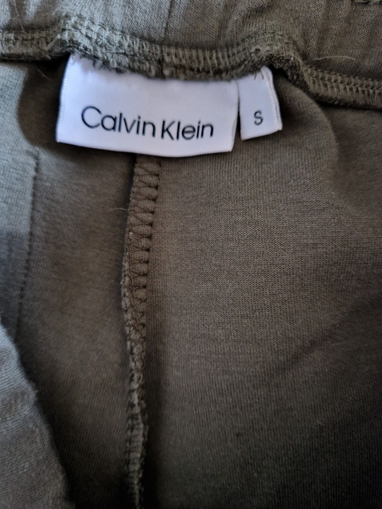 Spodnie dresowe Calvin Klein zielone