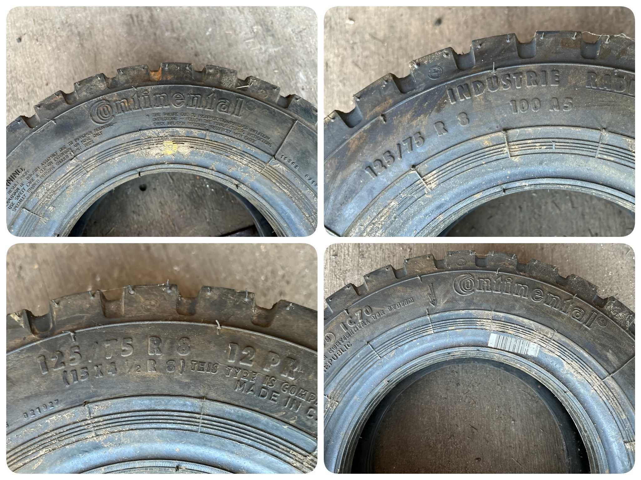 Opona Wózek Widlak 125/75R8, 125/75/8, 15X4.5R8, 15X4.5/8 12PR NOWA!