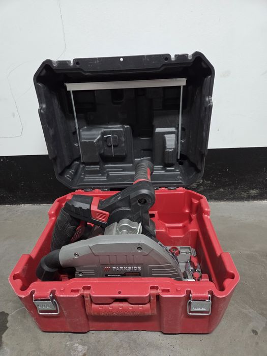 Parkside Akumulatorowe piła zagłębiarka 20 V 20-Li PPTSA z prowadnicą