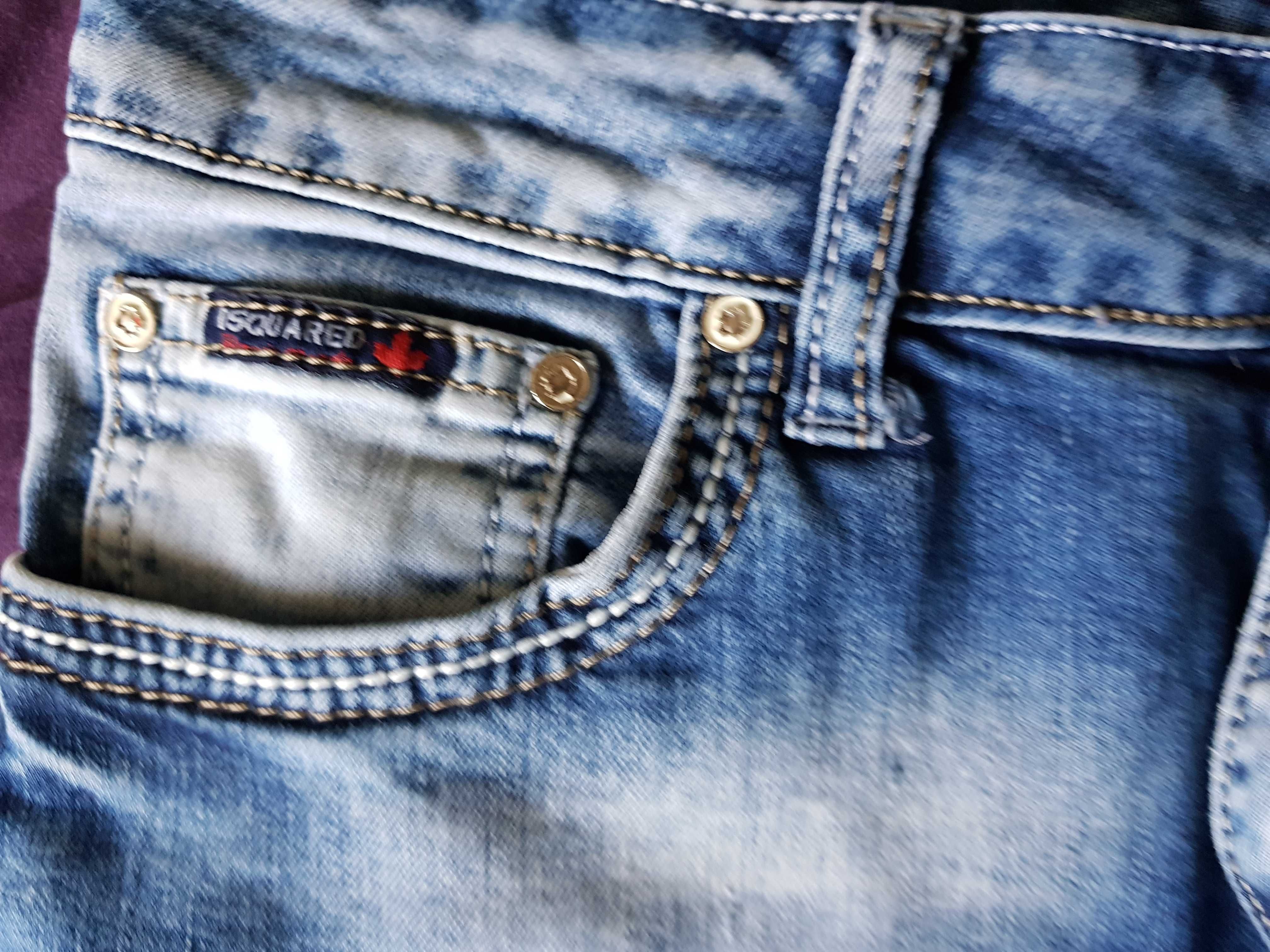Dsquared2 spodnie jeans 37 Orginal / Elastyczne