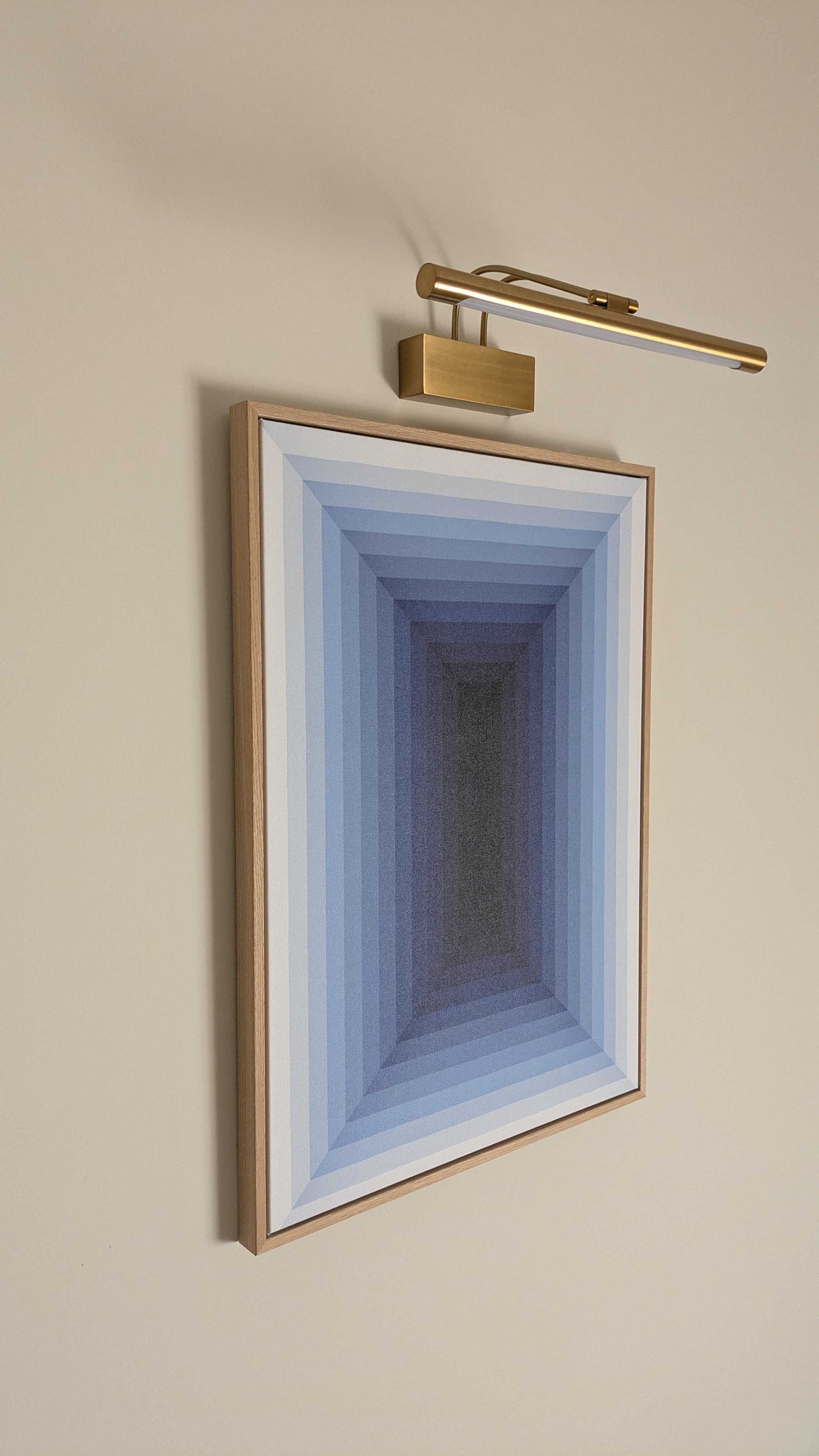Quadro Desenio 50*70 com moldura em madeira de Carvalho