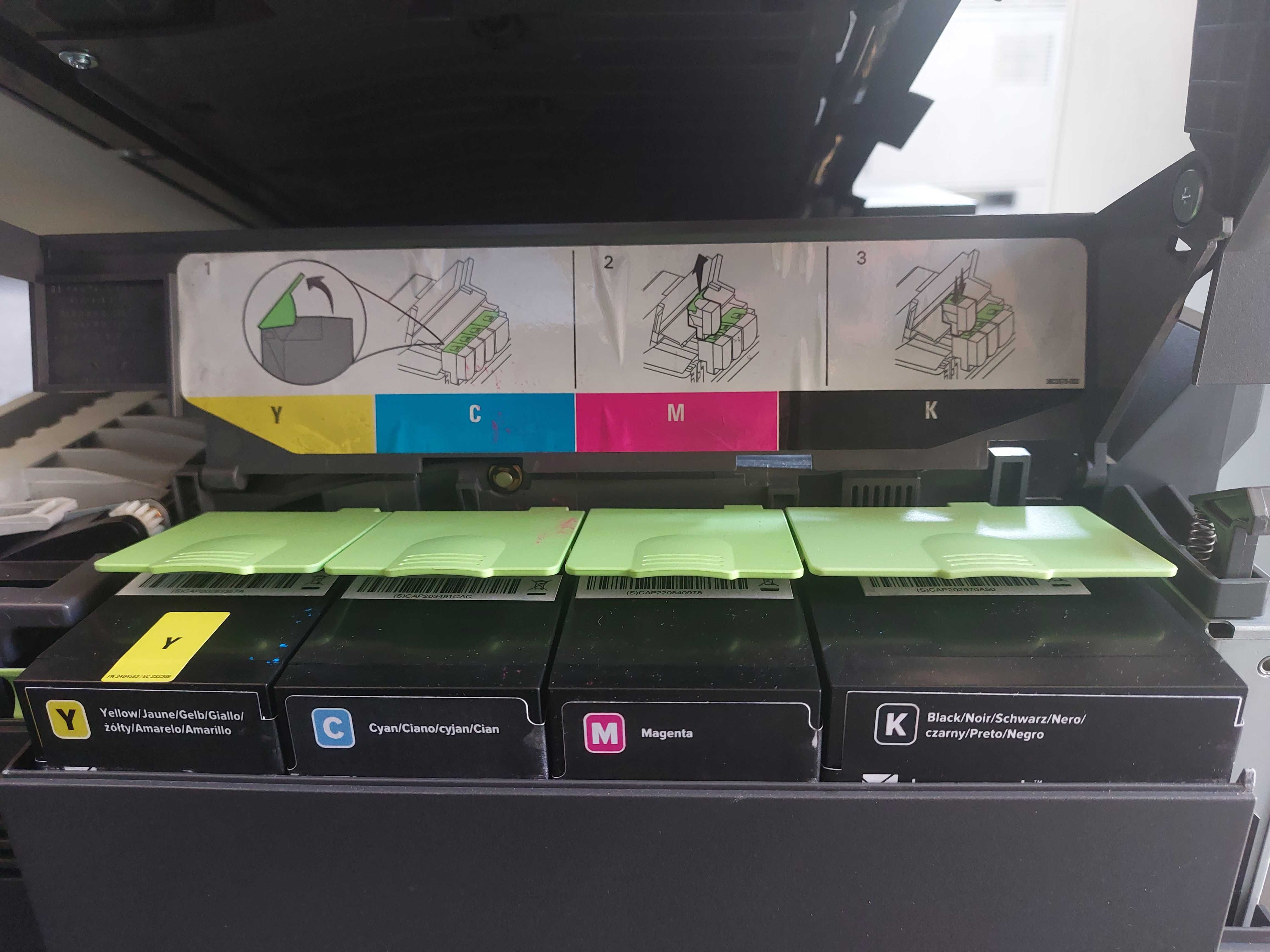 Drukarka Lexmark CX510de Druk, kopia, skan, laser, kolor