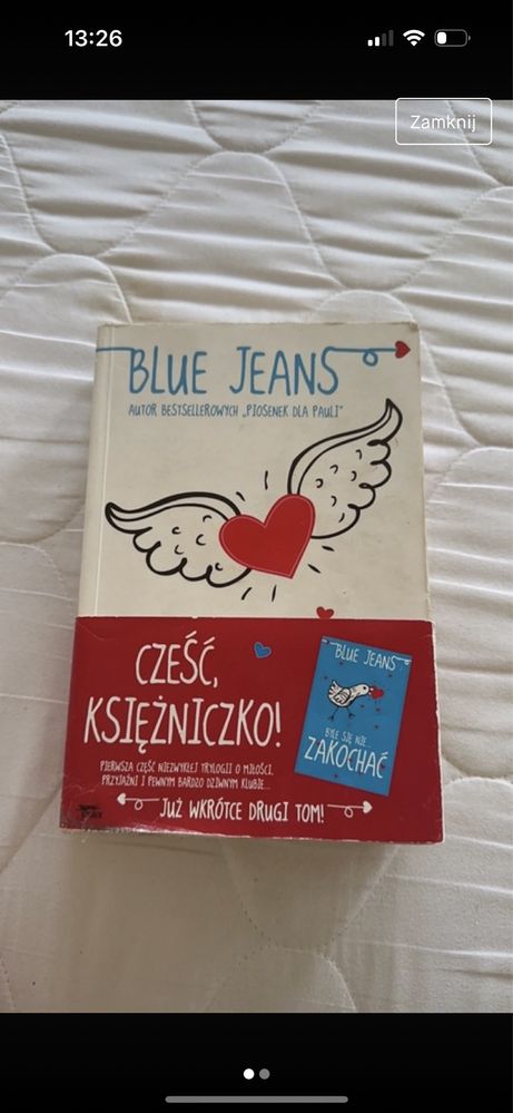 książka Blue Jeans