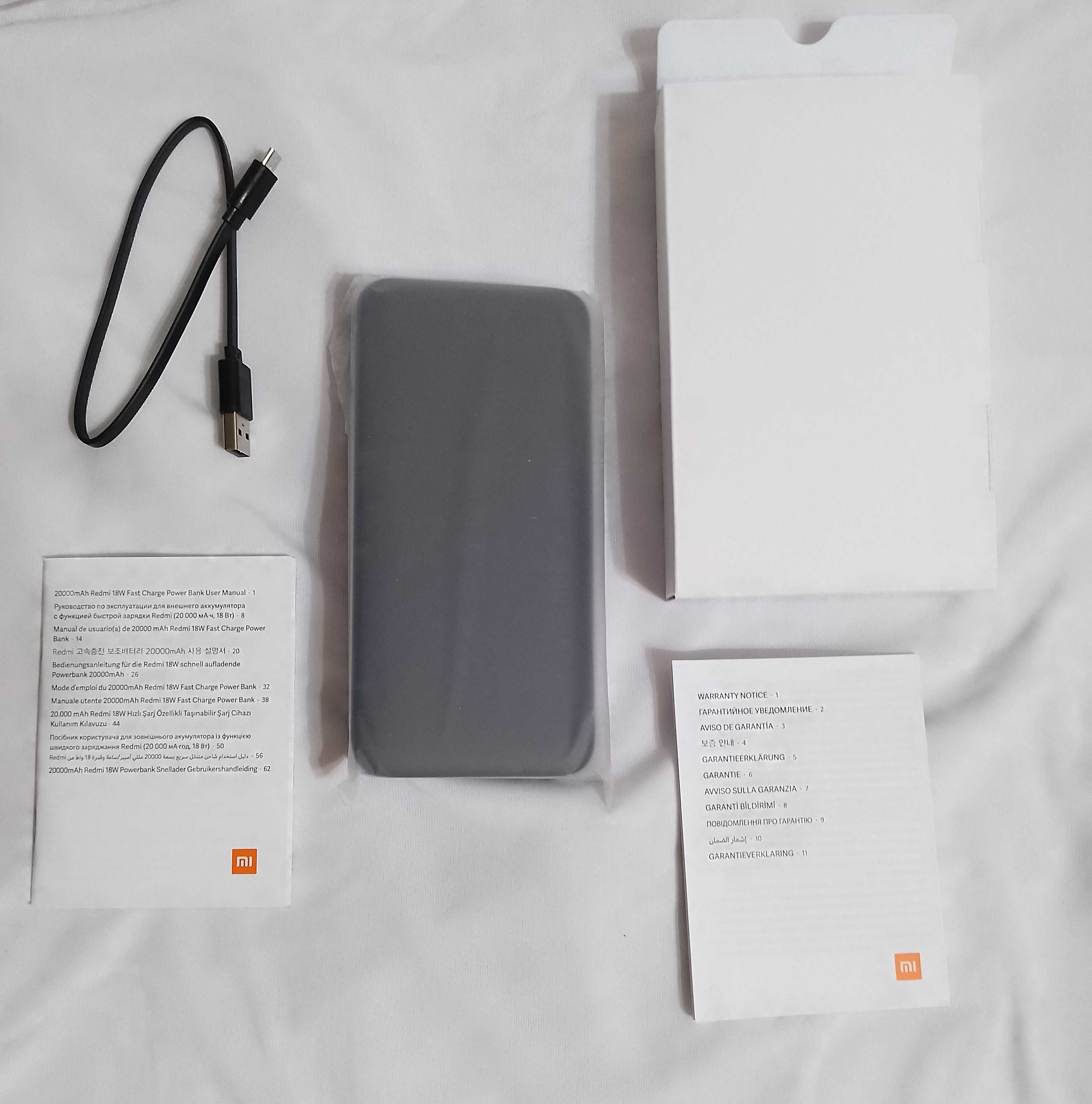 Fast Charge Power Bank Redmi 18W 20000mAh