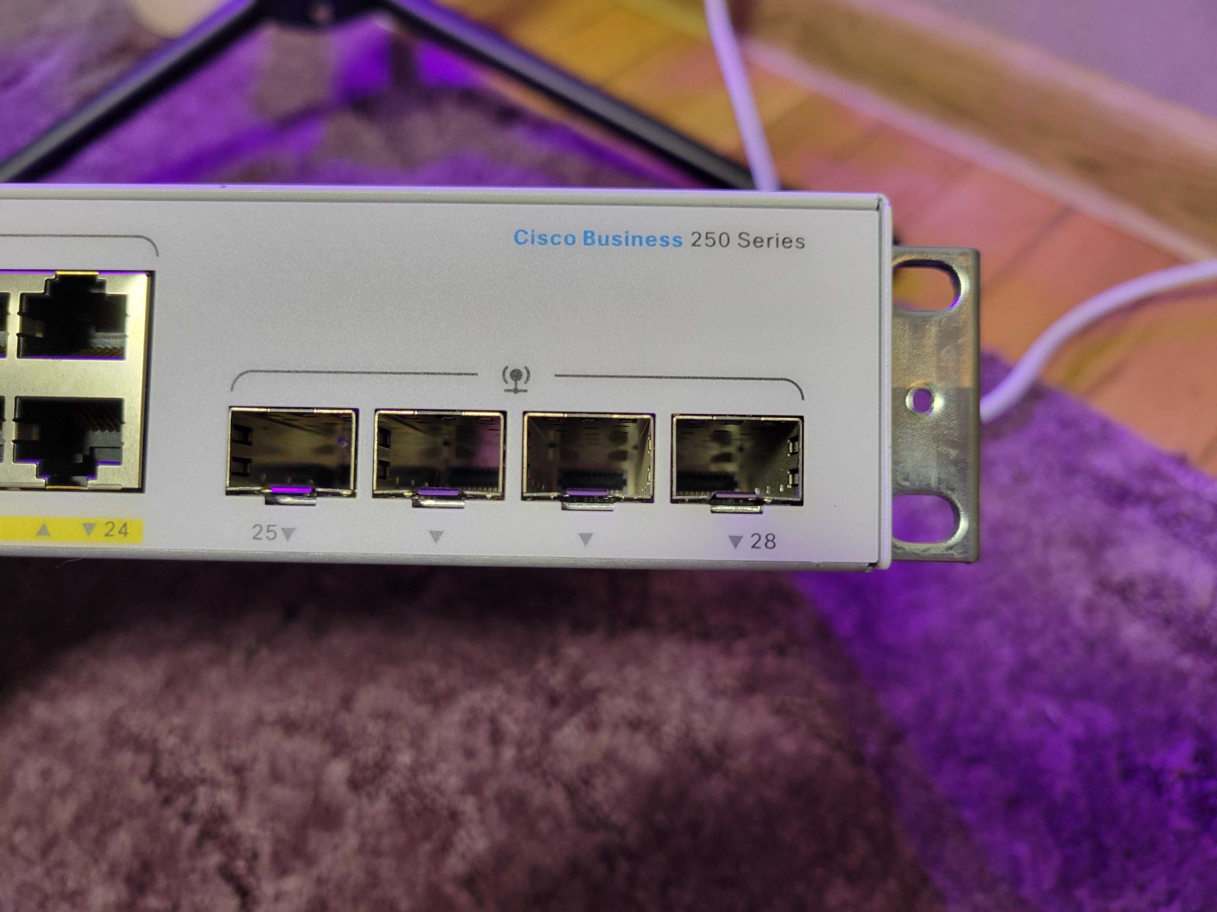 Cisco POE switch CBS250-24P-4G SFP коммутатор свич 24 порта гигабит