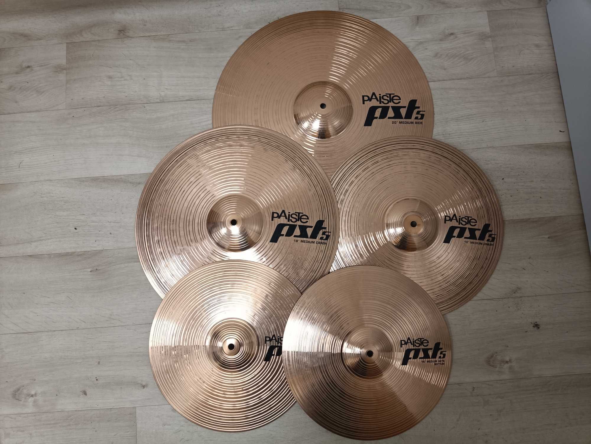 Paiste PST5 Universal Set 14 16 20 + Crash 18