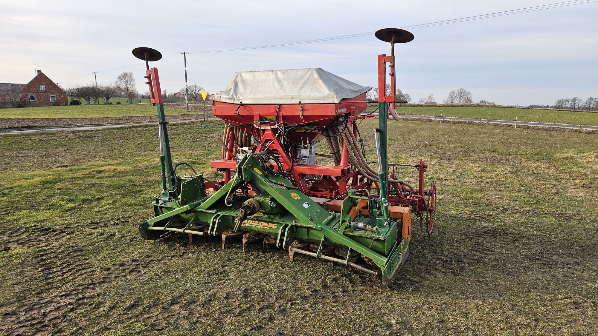 Agregat brona wirowa amazone ke302,  siewnik accord