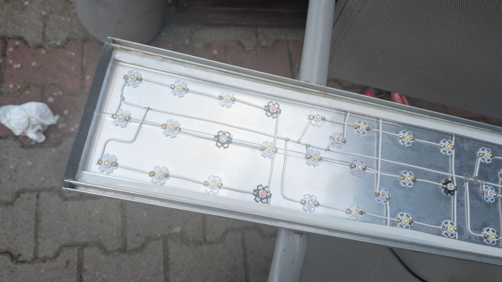 Lampa LED do akwarium 110cm biało niebieska dla roślin