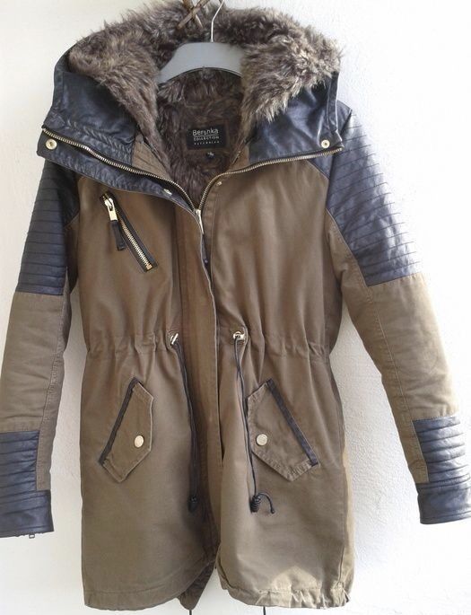 Parka Bershka Khaki Nowa z metkami S