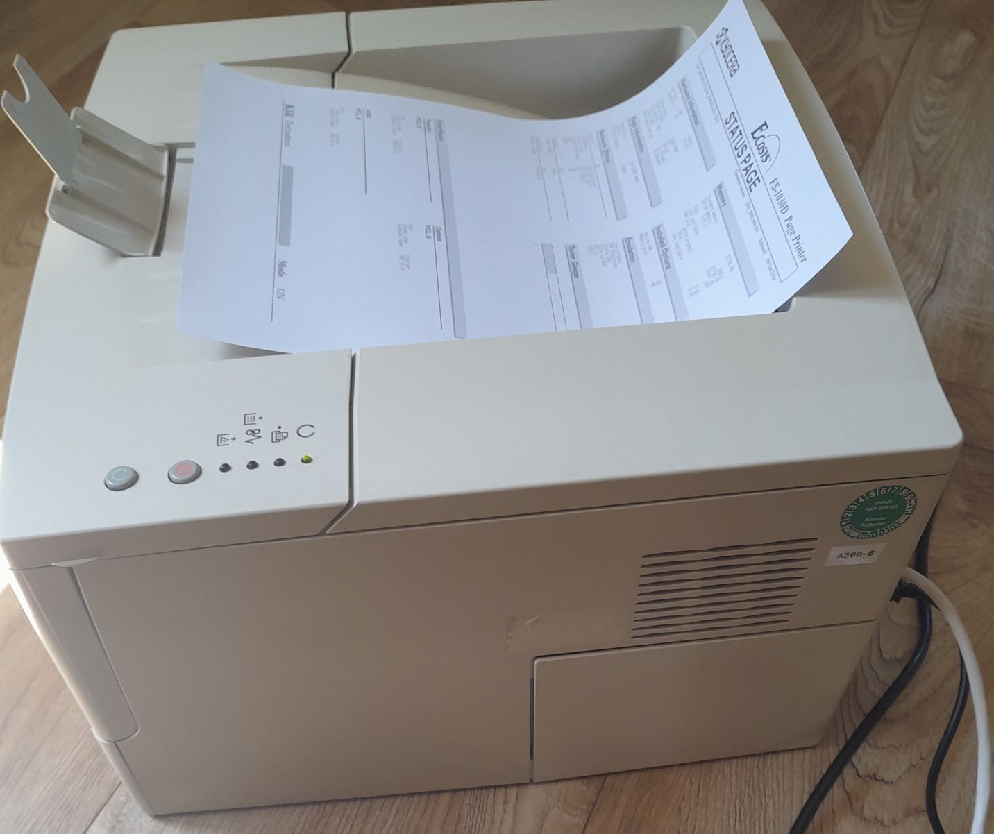 Drukarka Kyocera FS-1030D - Ethernet, USB, LPT