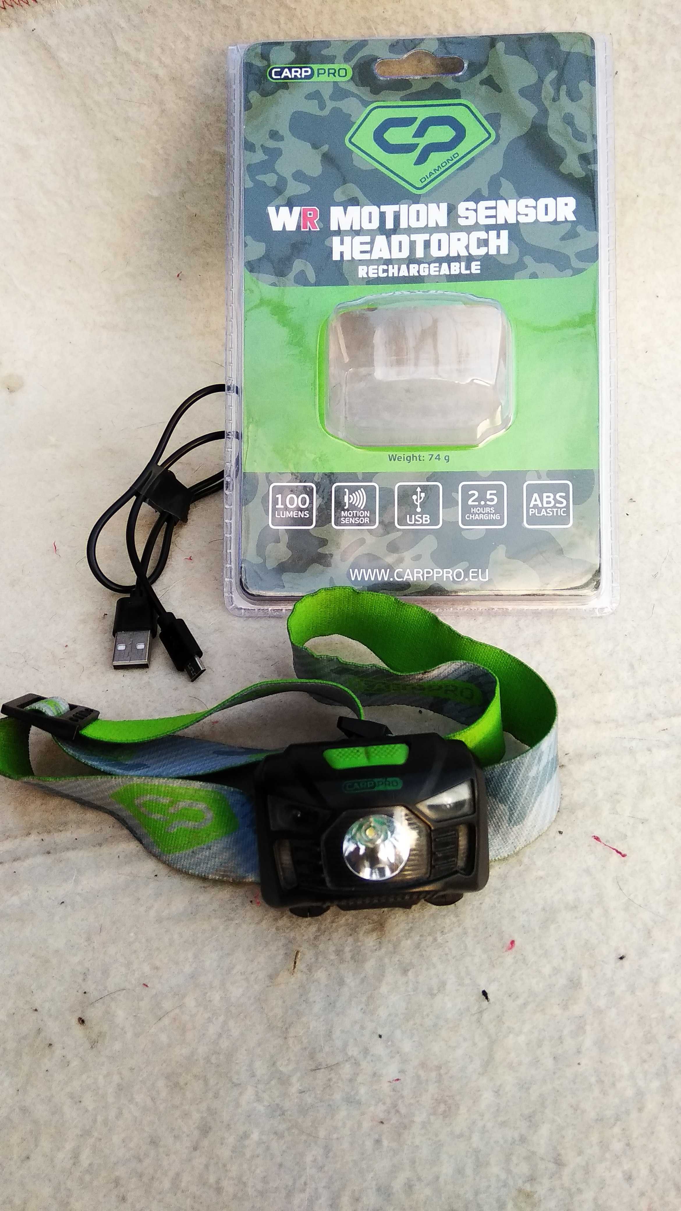 Ліхтар налобний Carp Pro Diamond WR Motion Sensor Headtorch 3W LED