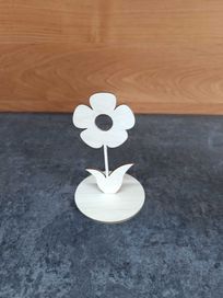 Kwiat drewniany decoupage, kwiatek - K0088