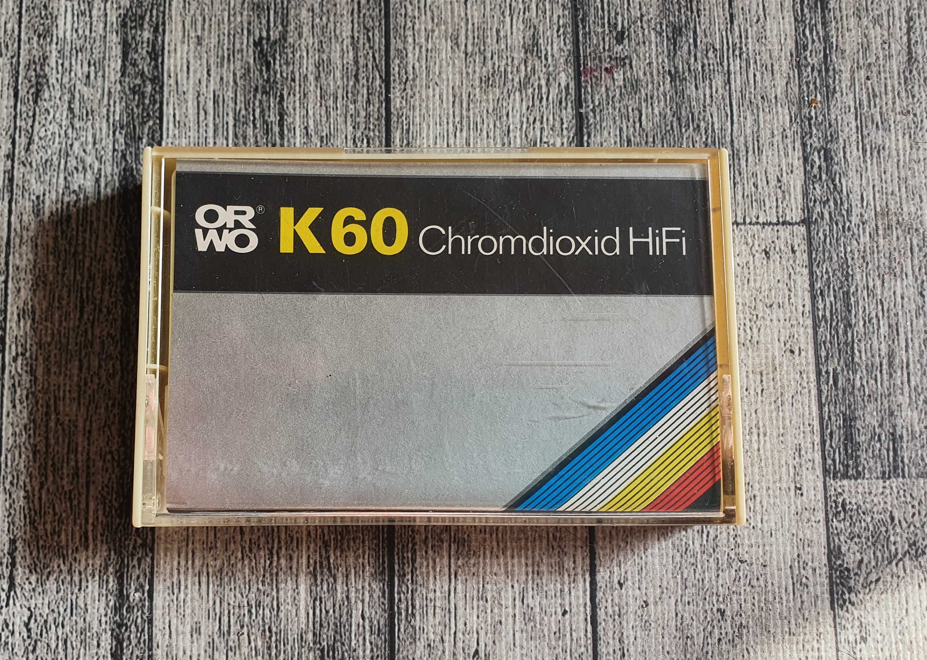 Kaseta Magnetofonowa ORWO K60 Chromdioxid HiFi 2 Sztuki