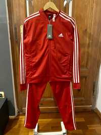 Czerwony dres Adidas - damski